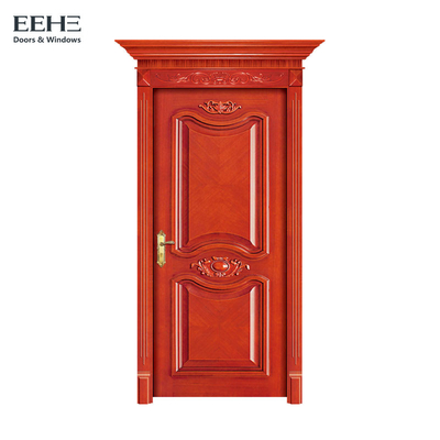 Portes internes adaptées aux besoins du client de bois dur solide de taille pour la feuille épaisse de la salle de bains 40mm